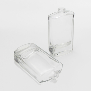 Runde und quadratische 60ml 100ml Kosmetik verpackung transparente Glas parfüm leere Flasche