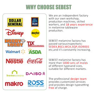 Plato <span class=keywords><strong>de</strong></span> Melamina Profesional Ecológico Libre <span class=keywords><strong>de</strong></span> BPA para Restaurantes, Servicios <span class=keywords><strong>de</strong></span> Catering y Hostelería - Product Image 5