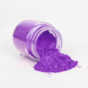 Pigment nacré Aurora, pigment nacré lustré, poudre de couleur mica, violet Aurora - Product Image 2