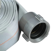 Tuyau d'incendie durable et flexible à double gaine, doublé de PVC, avec raccord en laiton NH (NST) pour la lutte contre l'incendie