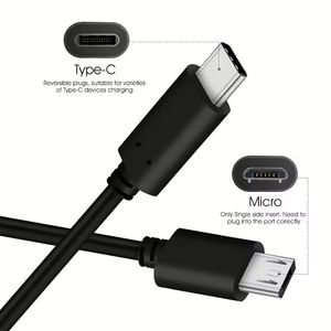 Best Selling Micro-Type C <b>Cable</b> Male-Male Adapter <b>Cable</b> V8 USB-C Charging <b>Data</b> USB <b>Cable</b> for Smart Phones - Product Image 2