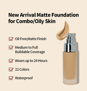 <span class=keywords><strong>Fond</strong></span> <span class=keywords><strong>de</strong></span> <span class=keywords><strong>Teint</strong></span> Crème Mat Fini <span class=keywords><strong>Mixte</strong></span> Produit Innovant 2023 Maquillage Marque Privée <span class=keywords><strong>Fond</strong></span> <span class=keywords><strong>de</strong></span> <span class=keywords><strong>Teint</strong></span> Vegan - Product Image 3