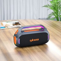 Speaker Genggam Portabel Pemutar Audio Nirkabel Daya Tinggi Mikrofon Karaoke Luar Ruangan Radio Fm Super Bass Usb Dapat Diisi Ulang