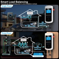 Cargador de Pared para Vehículos Eléctricos Feyree DLB de 11 kW Trifásico con RFID, WIFI, Tipo 2, Cargador de Batería para Automóvil de 85 V, Estación de Carga de Pared para Vehículos Eléctricos de Nivel 2
