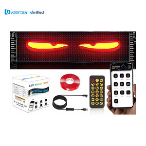 2025年新作 RGB 発光ステッカー フレキシブルカーパターンLEDディスプレイパネル 車DIYアニメーション用 卸売 - Product Image 2