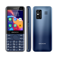 DOOV R17 2,8 pouces LTE WiFi 3G&4G Android 11 Smartphone de jeu avec clavier Qwerty Double SIM Anglais/Espagnol/Français/Allemand 2 Go + 16 Go