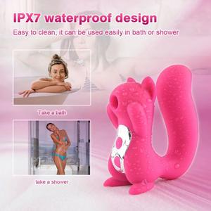 Afstandsbediening Vibrator Set Voor Volwassen Seksspeeltjes Groothandel Met 5 Stuwtdildo 'S Fladderende <span class=keywords><strong>Bunny</strong></span> Click Burst G-Spot Vibrators - Product Image 4