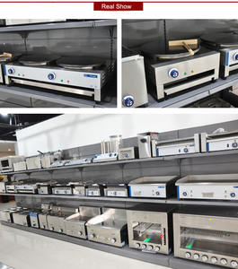 Machine électrique <span class=keywords><strong>Double</strong></span> tête de fabrication de crêpe, équipement de cuisine Commercial - Product Image 5