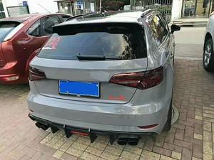 Difusor de Fibra de Carbono Real para Parachoques Trasero con Recortes para Escape, para Audi A3 8V.5 Hatchback 2017-2019 - Product Image 6