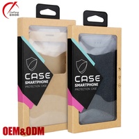 Boîte d'emballage pour téléphone portable de haute qualité avec impression de logo personnalisé et insert en PVC