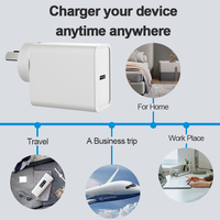 Envío rápido cargador de teléfono móvil tipo C PD 20W EE. UU. UE AU Reino Unido USB C cargador de carga rápida cargador USB 20W para teléfono de la serie I