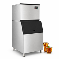 Machine à glaçons commerciale 227 kg/24 h, refroidie par air ou par eau, pour bar et restaurant