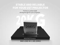 Plataforma Telescópica Eléctrica Wupro/OEM 2024, Nueva Llegada, Soporta 20 kg, Gabinete de Acero al Carbono, Bandeja para Proyector de Tiro Ultra Corto