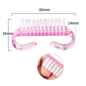 Griff Griff Nagel bürste Easy Carry Fingernagel Peeling Reinigungs bürsten für Zehen und Nägel Reiniger Pediküre Bürsten - Product Image 4