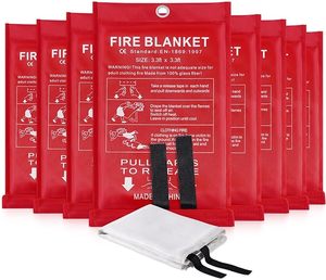 Couverture anti-feu d'urgence pour la maison, la <span class=keywords><strong>cuisine</strong></span>, le camping, le bateau, la voiture et le bureau - Couverture de sécurité anti-feu imperméable pour l'extérieur - Product Image 1