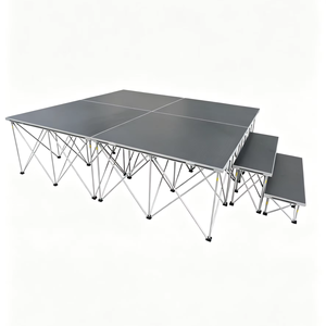 Plywood <b>Platform</b> <b>Stage</b> Aluminum <b>Stage</b> Aluminum Support Mobile <b>Stage</b> for Wedding Performance Exhibition Music Events - Product Image 1