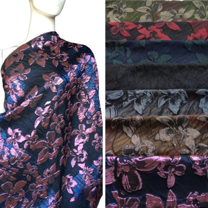 160gsm Brocade Woven Fabric French <strong>Tulle</strong> Jacquard Fabric for Party Dress Sewing - Product Image 1