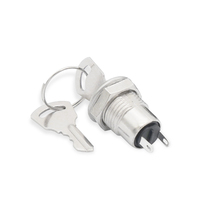 Electronic Metal Lock Cylinder Switch with Keys for Roller Shutter Door Controller Hardware