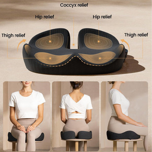 Coussin orthopédique extra large en mousse à mémoire de forme pour chaise de bureau, soulagement des douleurs sciatiques et du coccyx, coussin de siège auto pour un confort tout au long de la journée - Product Image 2