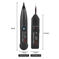 Détecteur de ligne téléphonique FWT21, localisateur de fil, point de rupture, traqueur de câble de sécurité portable, ABS professionnel avec sac de transport