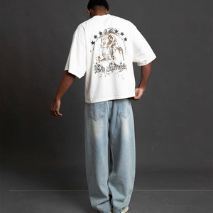 T-shirts pour hommes T-shirt à manches courtes imprimé dessin animé pour hommes T-shirt d'été en coton personnalisé pour femmes - Product Image 4