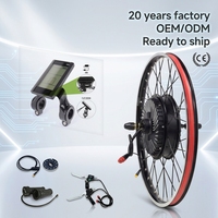 Kit de conversion de vélo électrique avec moteur à moyeu fileté de conception nouvelle génération, contrôleur intégré, 36/48/52V, propulsion arrière, moteur 1000W