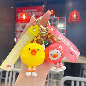 Manufacturers customize their own custom arbitrary shape soft Pvc toy rubber novel personalized key chain