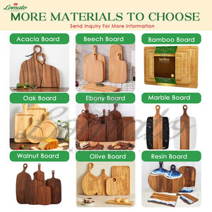 Tabla de Cortar de Madera para Carne, Frutas y Verduras, Tabla de Servir de Madera de una Sola Pieza para Cocina, Comedor y Despensa - Product Image 5