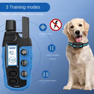 Smart Pet Intelligent <span class=keywords><strong>Remote</strong></span> <span class=keywords><strong>Control</strong></span> <span class=keywords><strong>Dog</strong></span> Trainer Wasserdicht IP67 Umwelt freundliches Bark Stop <span class=keywords><strong>Collar</strong></span> aus strap azier fähigem Kunststoff - Product Image 6