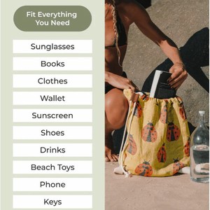 MADESHINE Convertible Beach <strong>Towel</strong> Bag Wearable Turkish <strong>Towel</strong>, Beach <strong>Towel</strong> Sand Proof Portable - Product Image 3