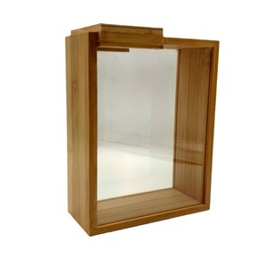 Caja de Almacenamiento de Madera con Tapa Abatible, a Prueba de Humedad, Contenedor de Alimentos para Cocina, Conservación de Frescura - Product Image 3