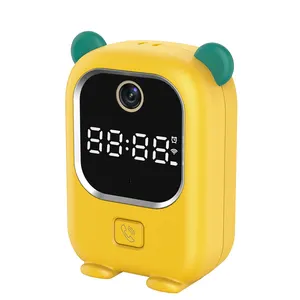 Tuya Smart WiFi Relógio Câmera 1080P Botão de Chamada de Áudio Bidirecional Smart Baby Monitor Camera Sistema de câmera de segurança doméstica Sem fio