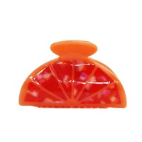 MIO Nouveau Mignon Fruit Acétate Pince À Cheveux Rouge Orange Tomate Forme Griffe Clip À La Main Pinces À Cheveux Femmes Cheveux Accessoires