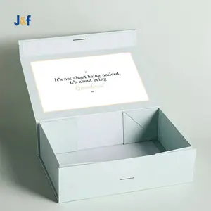 New Arrival Fo Simple Elegant Folding Business Boxes Carton Mobile Accessories Packing cigarette Big Plain Packaging Box
