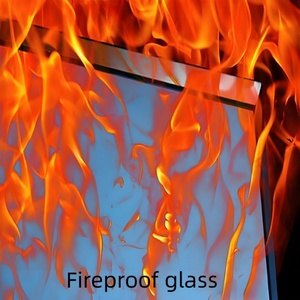 Verre cristallin poli transparent résistant aux hautes températures 4 mm 5 mm, verre céramique solaire noir 1200°C pour porte de cheminée - Product Image 4