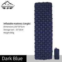 Matelas gonflable ultraléger, coussin d'air d'urgence, coussin flottant, tissu imperméable Ripstop, randonnée, 1-2 personnes