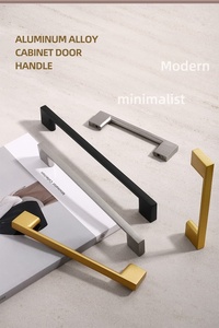 Manija de puerta de armario de muebles de aleación de Zinc moderna libre de óxido para cocina sala de estar USO DE Hotel al aire libre nuevo cajón tocador comedor - Product Image 4