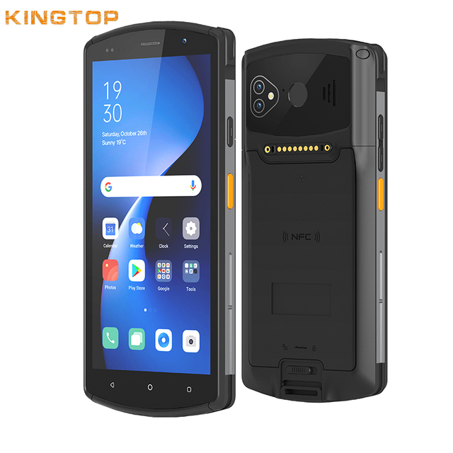 5.7 Inch HD IPS Touchscreen Android 12 4G Handheld Android PDA with NFC 2D Barcode Scanner for Logistics
