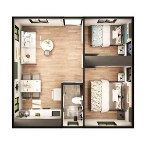 Casa Contenedor Prefabricada de Lujo, Expandible, de 20 pies/40 pies, Resistente a Terremotos, con Paneles Sándwich, Moderna, para Hotel o Villa - Product Image 3
