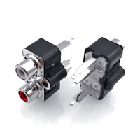CONNECTEUR RCA 2 TROUS DE HAUTE QUALITÉ RCA-227 pour AUDIO & VIDEO VERTICAL PCB Mount Utilisation pour être TV