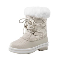 Bottes de neige de luxe de haute qualité pour femmes, chaussures en coton respirantes, légères, confortables, chaudes, semelles épaisses