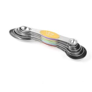 Stainless Steel 6Pcs Cups and Spoons Set Baking <b>Measuring</b> Spoon - Product Image 4