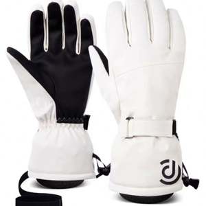 Gants de ski d'hiver pour hommes et femmes coupe-vent, chauds et imperméables à écran tactile, en polaire, antidérapants, pour snowboard, motoneige, cyclisme et ski. - Product Image 2