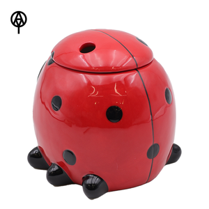 Tazza Tiki personalizzata personalizzata in porcellana carina eco-friendly per alimenti con Design colorato <span class=keywords><strong>coccinella</strong></span> per feste estive e bevande per bambini - Product Image 4