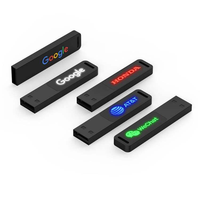 Memoria USB Metálica Popular con Logotipo LED, Memoria USB Plana 3.0