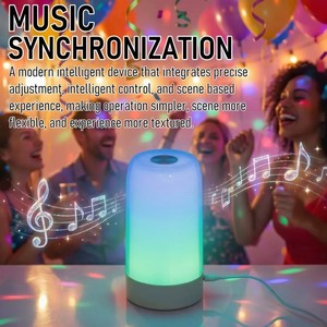 Cozylife Smart BT RGB Desktop Ambient Light Voice Activated Rhythm <b>Table</b> Lamp APP Control LED Bedside Night Light For <b>Gaming</b> - Product Image 3