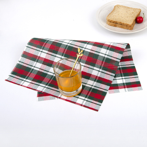 Mantel <span class=keywords><strong>Individual</strong></span> <span class=keywords><strong>de</strong></span> <span class=keywords><strong>PVC</strong></span> Tejido, Ecológico, Personalizable, Multifuncional, Fácil <span class=keywords><strong>de</strong></span> Limpiar, para Decoración Navideña - Product Image 5