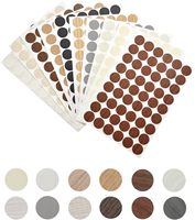 Autocollants décoratifs Chuangxing en PVC auto-adhésifs de 0,25 mm pour couvrir les vis de meubles en bois