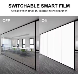 Electric PDLC Smart Film Self Adhesive Home Window Glass Switchable Privacy Film Smart Film For Glass - Product Image 5