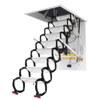 Escalier de grenier électrique pliable en aluminium pour projets d'amélioration de la maison